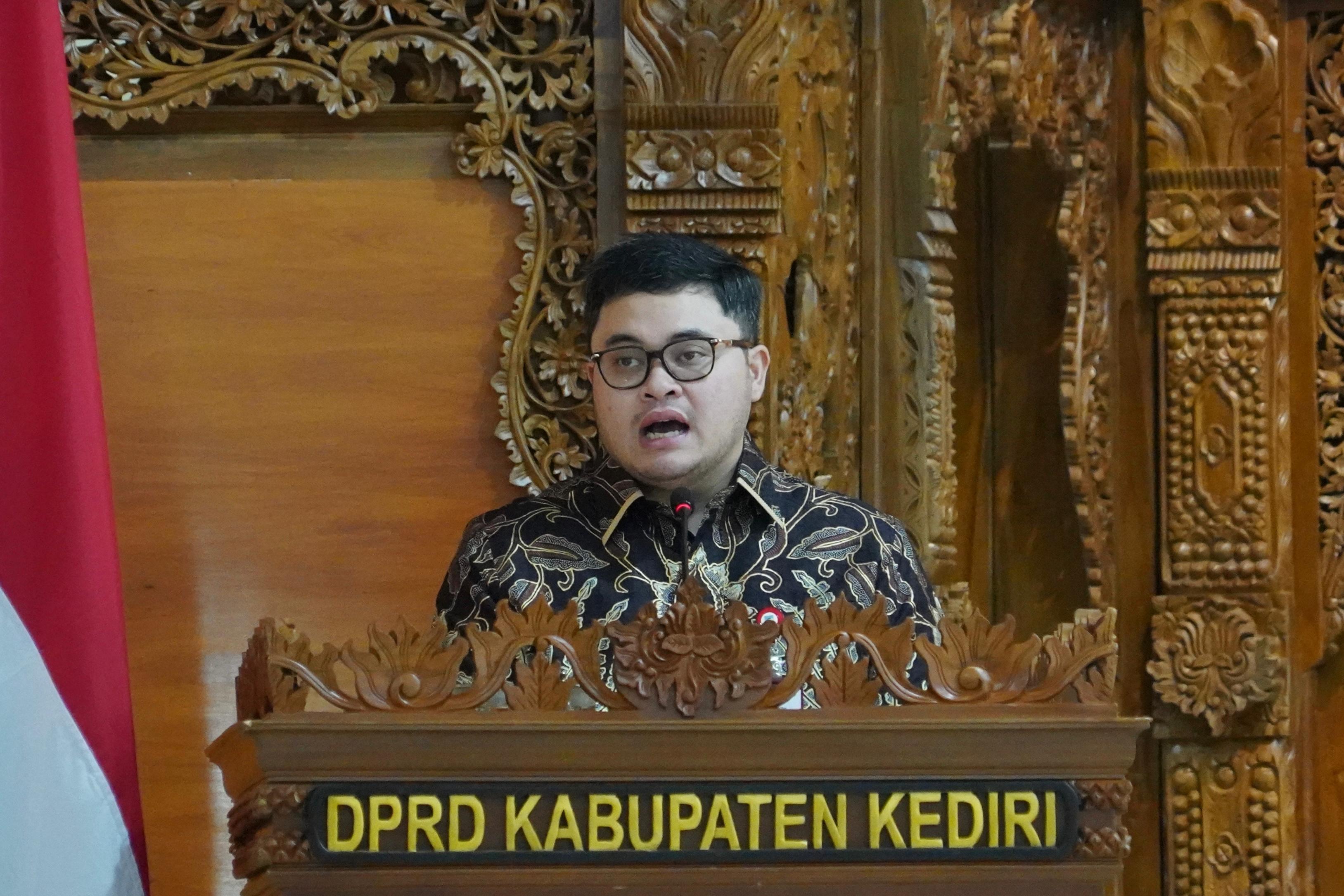 Mas Dhito Ajukan 3 Raperda ke DPRD Kabupaten Kediri