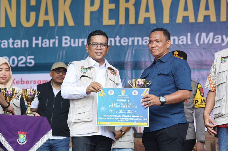 Gubernur Banten Andra Soni: Buruh Jadi Tulang Punggung Perekonomian Bangsa