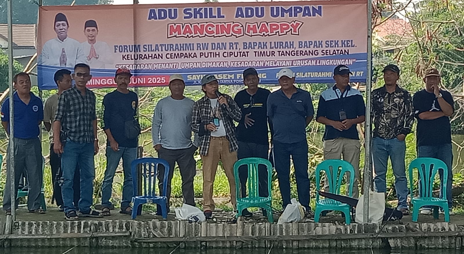 Mancing Happy: Ajang Silaturahmi RT dan RW se Kelurahan Cempaka Putih