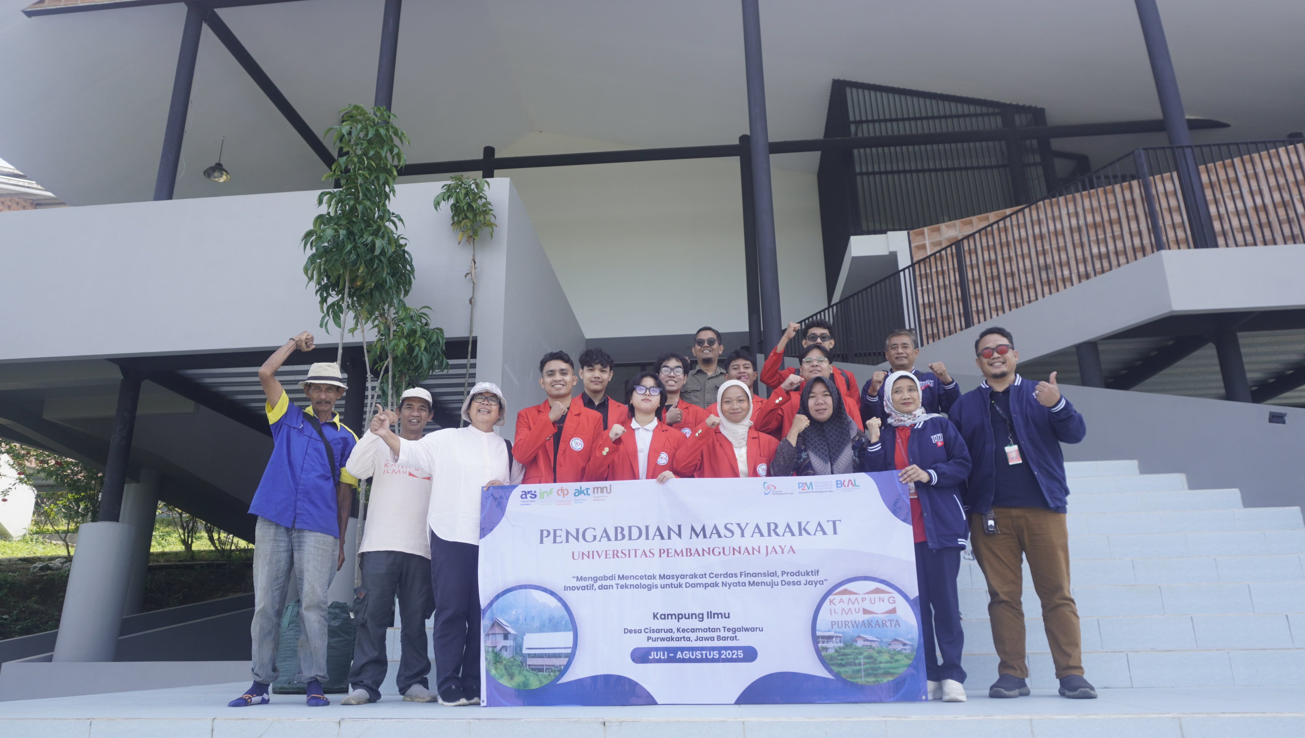 KKN Tematik UPJ di Kampung Ilmu: Mahasiswa Lintas Prodi Wujudkan Pembelajaran Berdampak bagi Masyarakat