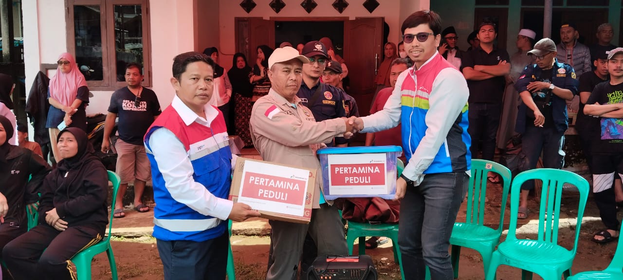 Respon Cepat Pertagas, Bantu Korban Banjir dan Longsor di Megamendung