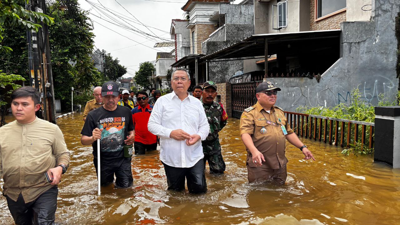 Urai Banjir, Pemkot Tangsel Tambah 10 Pompa Penyedot Air di Pondok Maharta