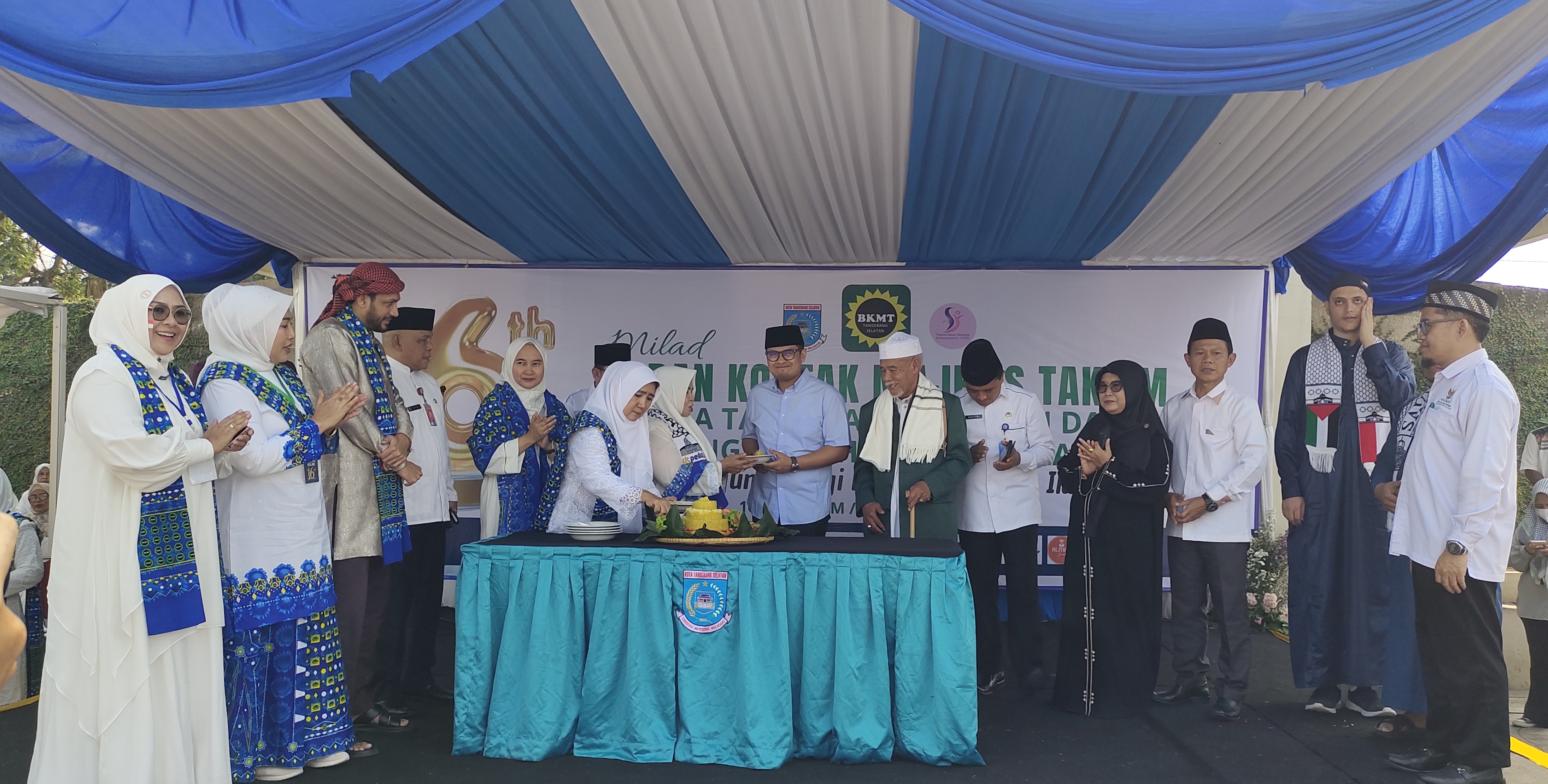 Semangat Tahun Baru Islam, 1.500 Jamaah BKMT Tangsel Padati Alun-Alun Pamulang