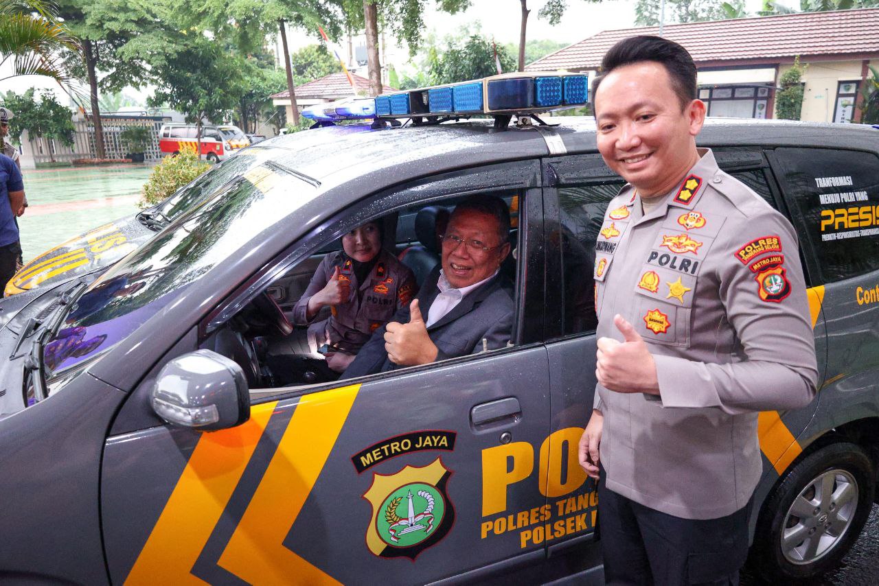 Pemkot Tangsel Hibahkan 9 Unit Kendaraan Operasional Polres Tangsel