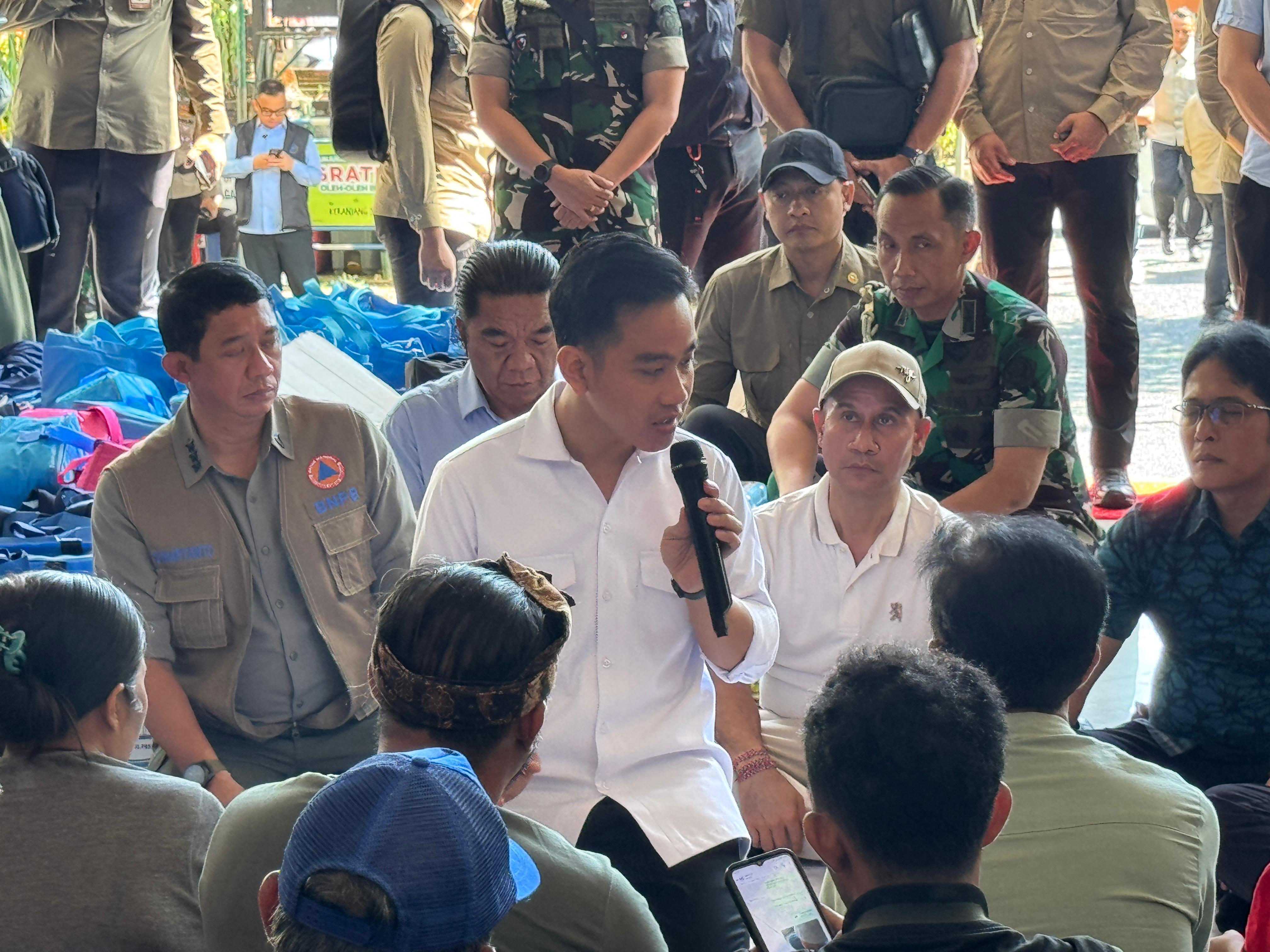 Gibran Minta Kelompok Rentan Diprioritaskan dalam Penanganan Pascabencana Banjir Bali