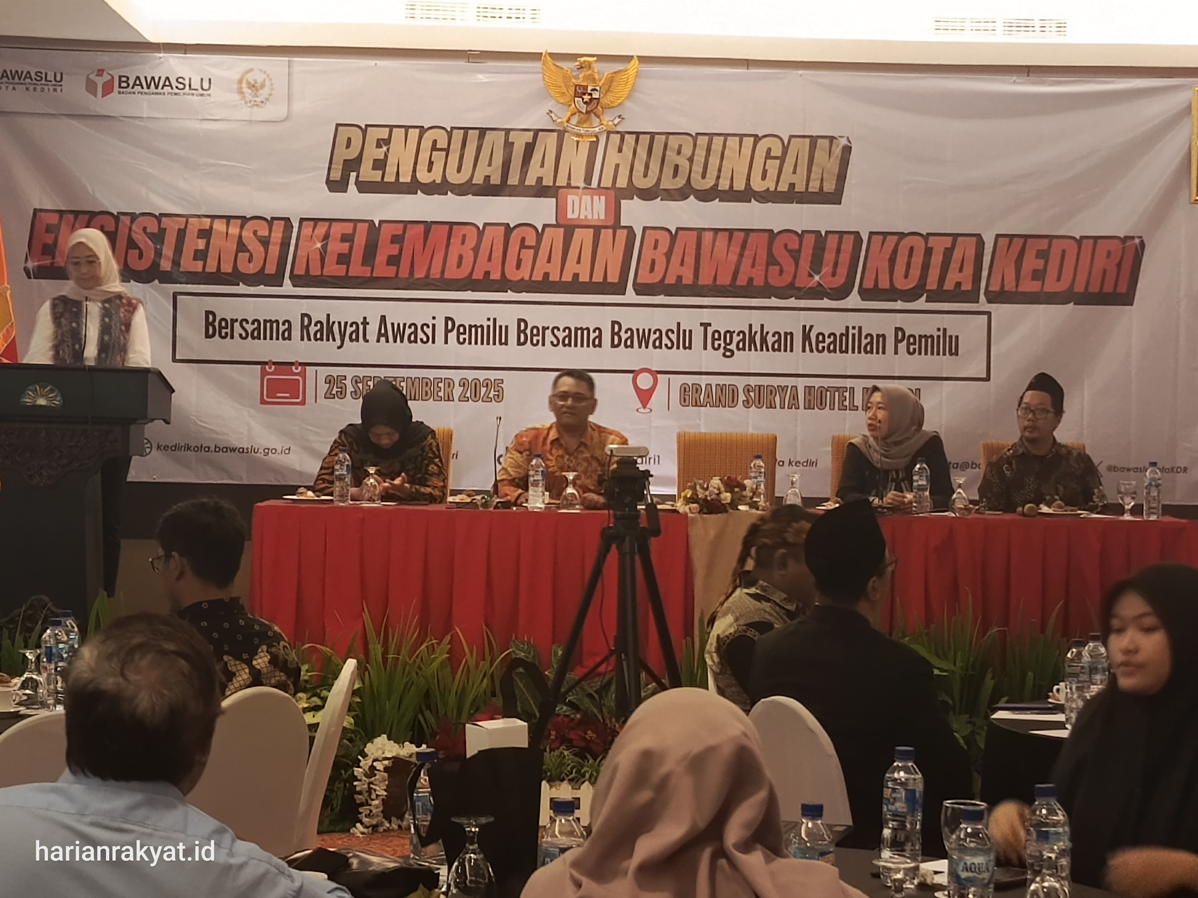Bawaslu Kota Kediri Perkuat Kelembagaan Lewat Forum Literasi Demokrasi