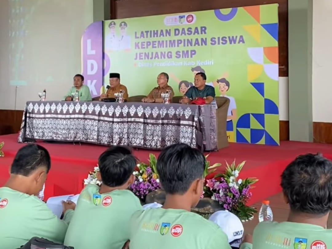 Disdik Kabupaten Kediri Gelar LDKS untuk Siswa SMP