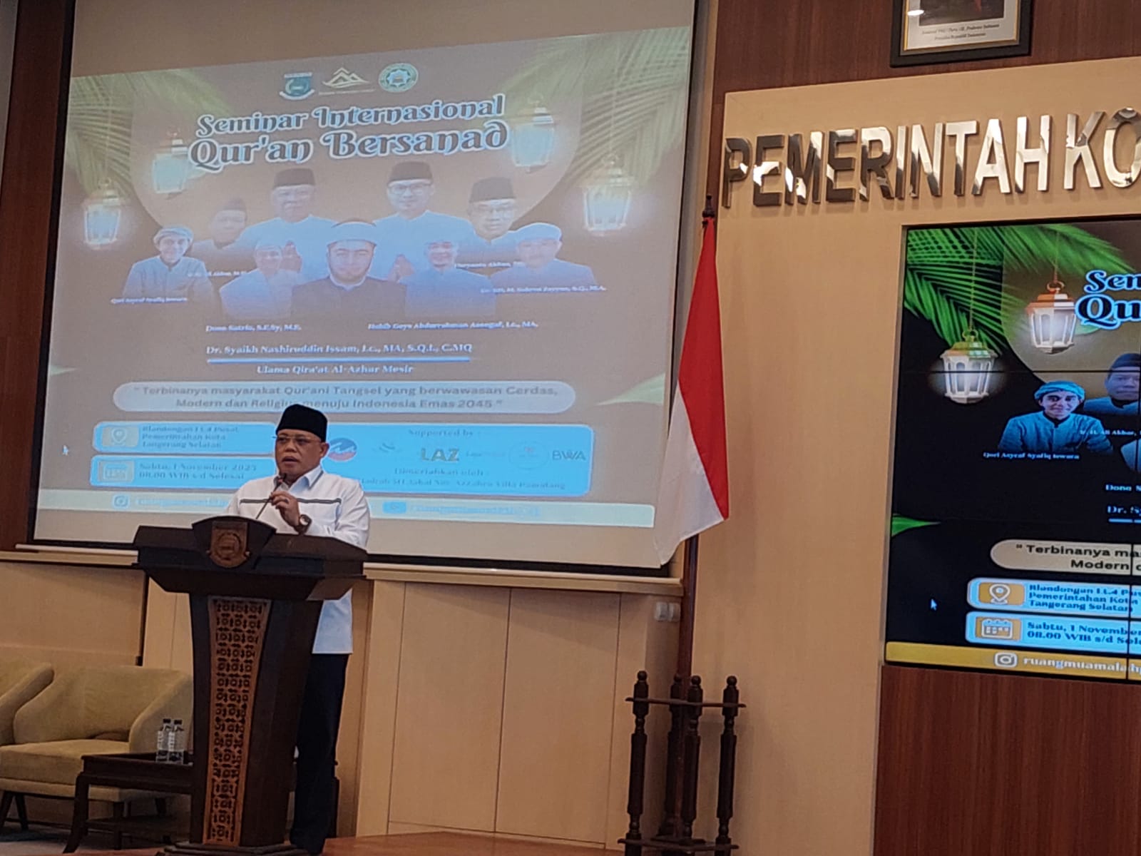 Seminar Internasional Al-Quran, Ulama Tangsel Sebut Baca Al Quran Tanpa Sanad tak Sampai kepada Nabi Muhammad SAW