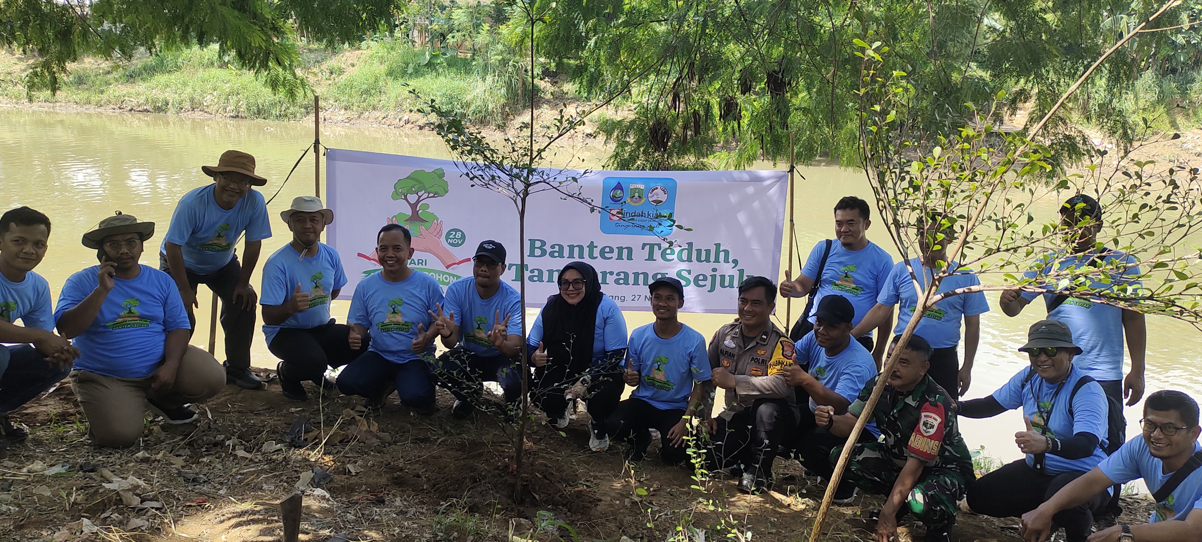 IKPP Tangerang Tanam Pohon di Bantaran Cisadane, Dorong Kolaborasi Jaga Lingkungan