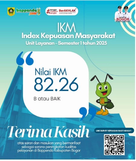 Publikasi Kinerja Bappenda Kabupaten Bogor Tahun 2025