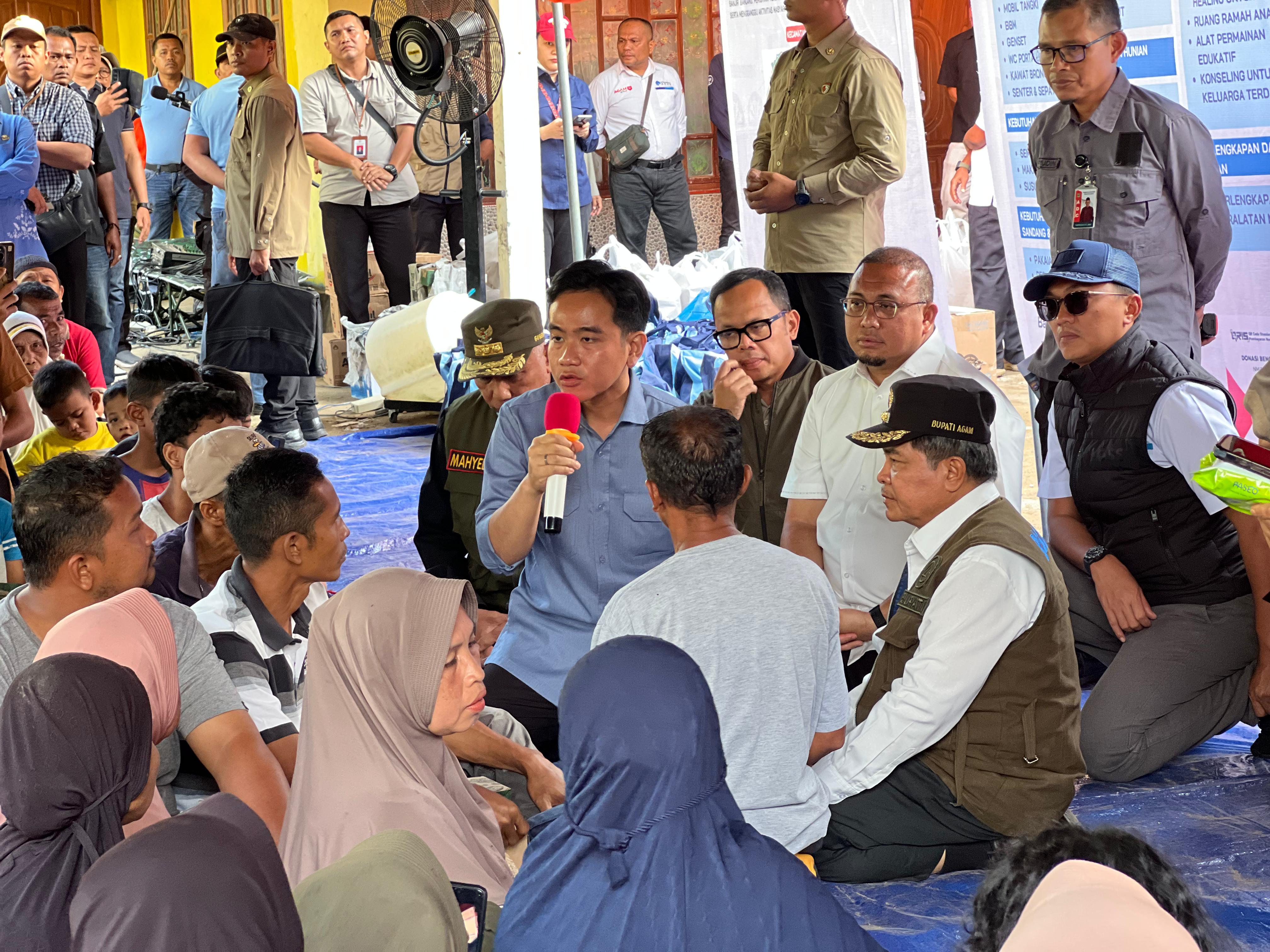 Kawal Arahan Presiden Prabowo, Wapres Gibran Tinjau Lokasi Terdampak Banjir di Agam Sumbar