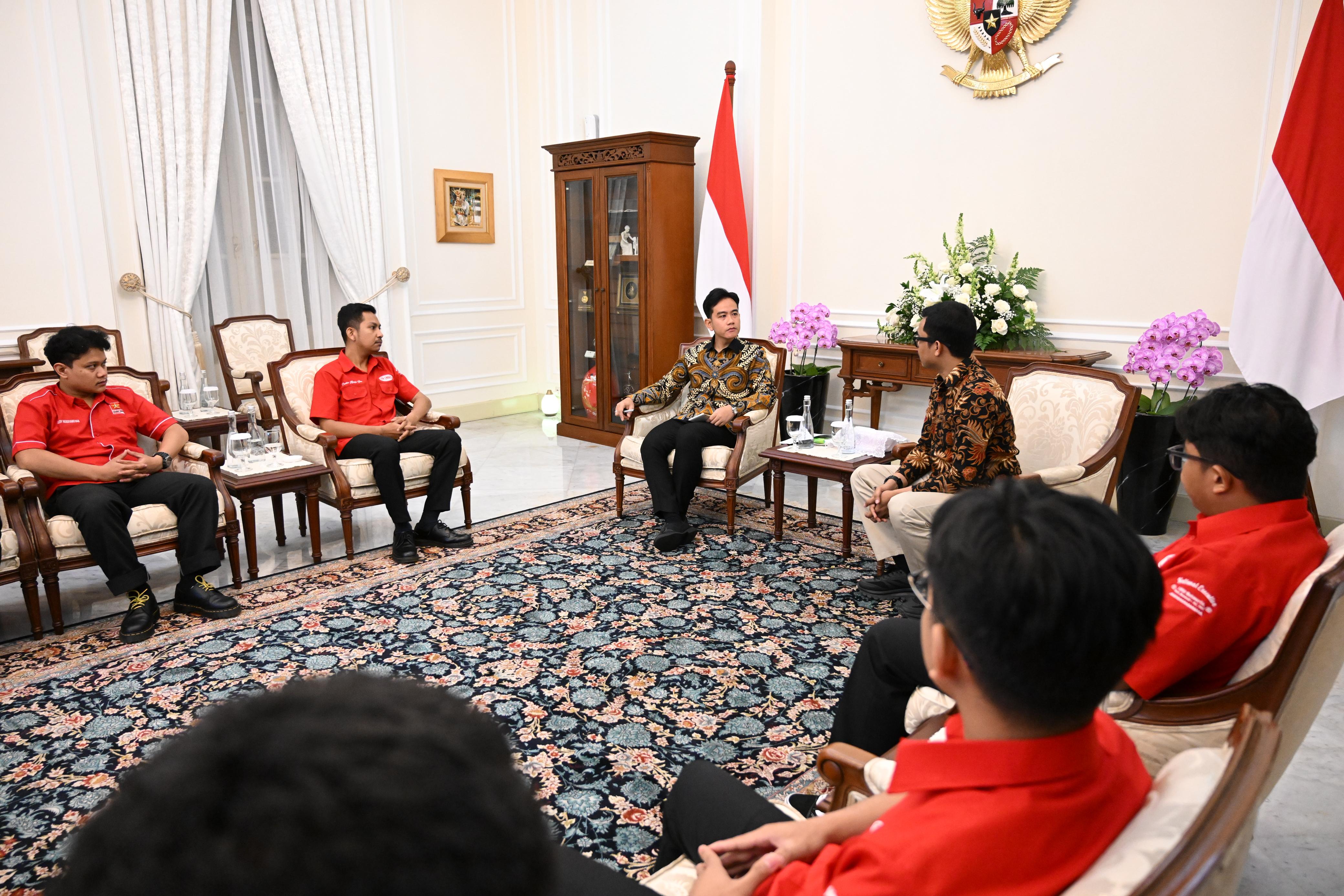 Terima Pengurus LMND, Wapres Minta Generasi Muda Berpikir Kritis dan Aktif Kawal Kebijakan Publik