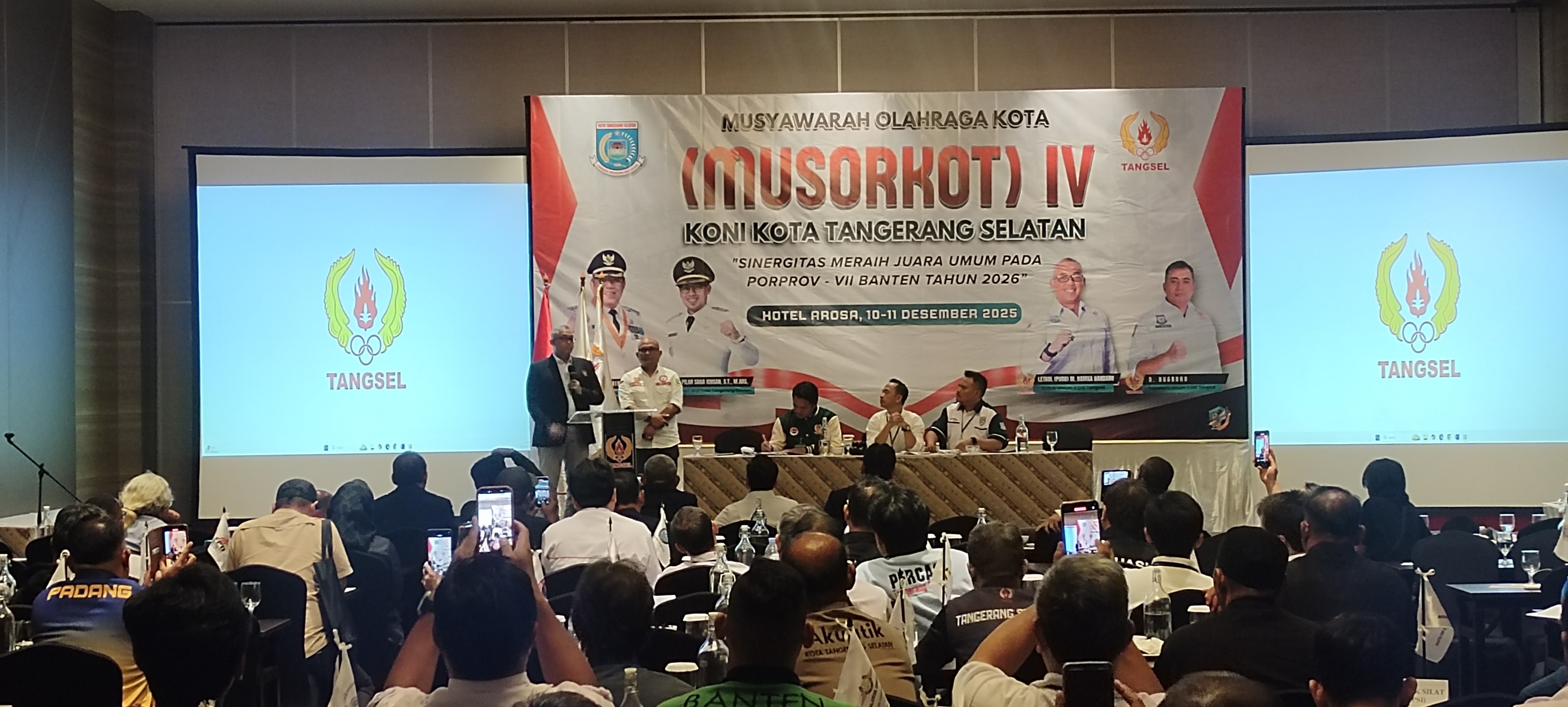 Kepemimpinan KONI Tangsel Berganti, Hamka Mundur, Mahludin Terpilih Aklamasi Periode 2025-2029