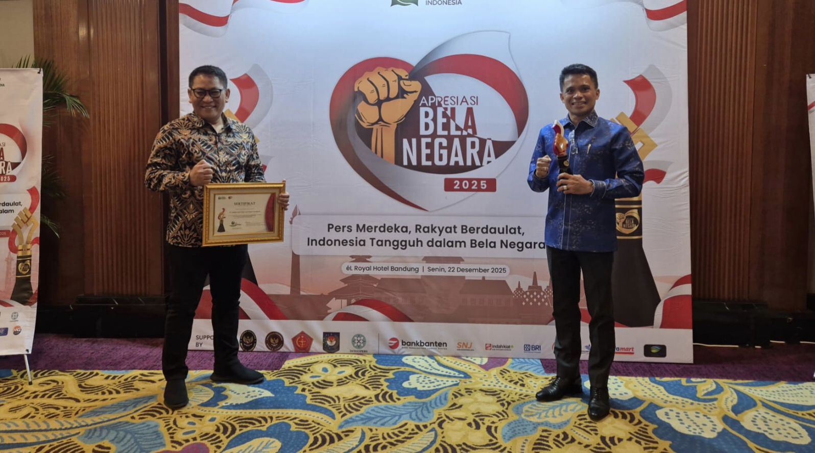 PT Indah Kiat Pulp &amp; Paper Raih Penghargaan di Ajang Apresiasi Bela Negara 2025