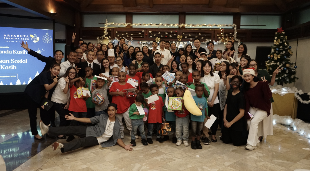 ARYADUTA Lippo Village Rayakan Akhir Tahun Lewat Townhall Bersama Anak-Anak Yayasan Tangan Kasih