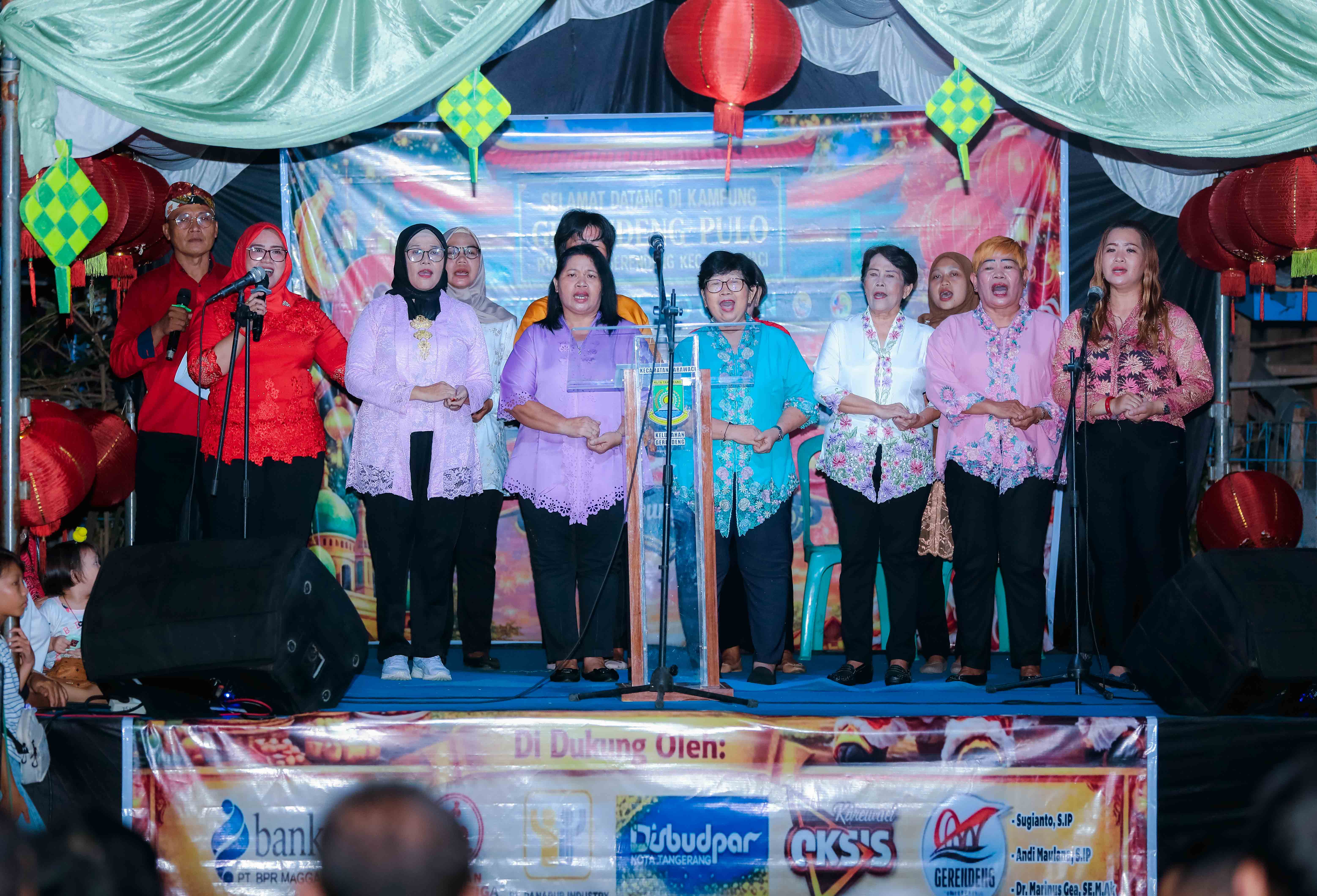 Kemeriahan Perayaan Cap Go Meh dan HalalBiHalal di Kampung Gerendeng Pulo