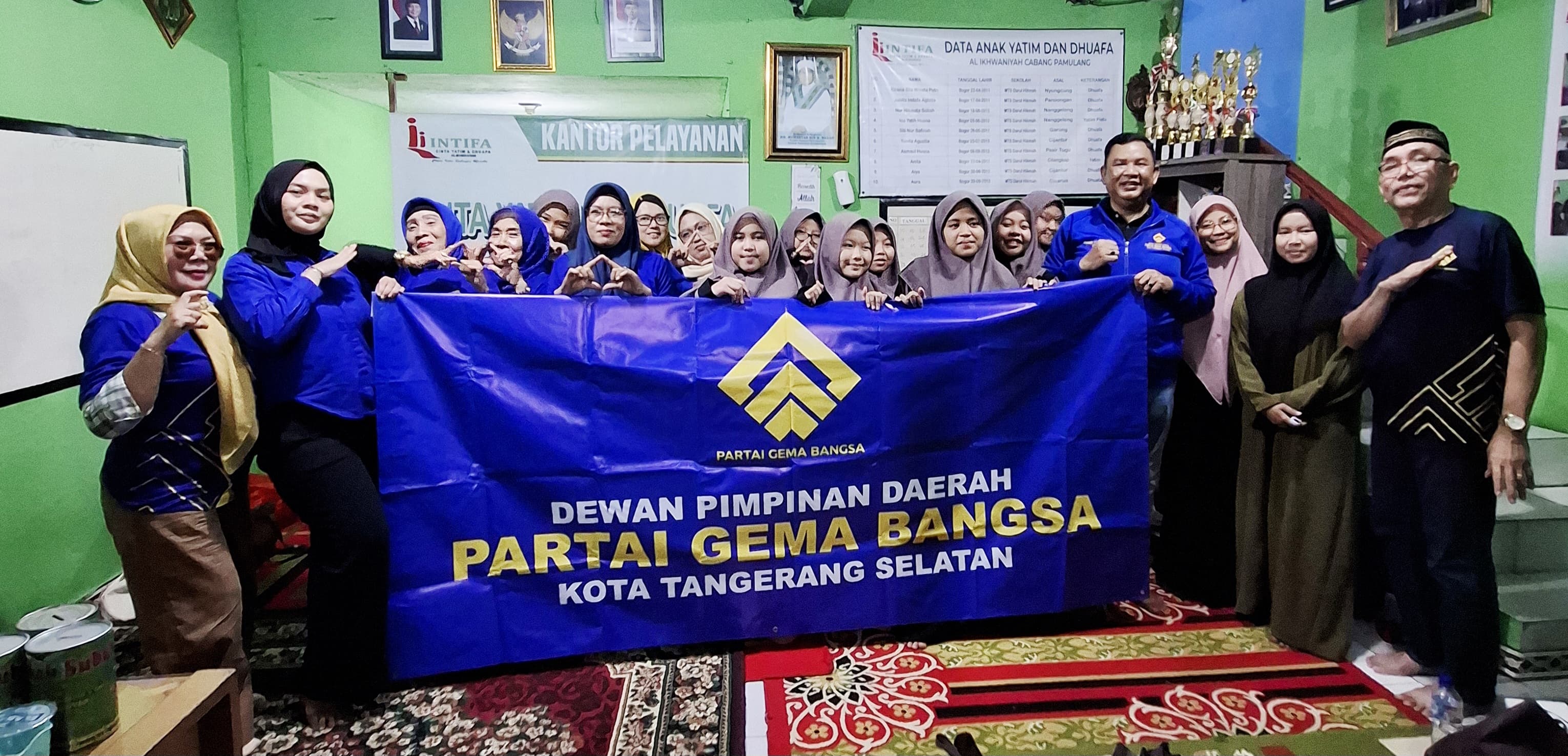 Abah Yus Pimpin Gema Bangsa Berbagi dengan Anak Yatim