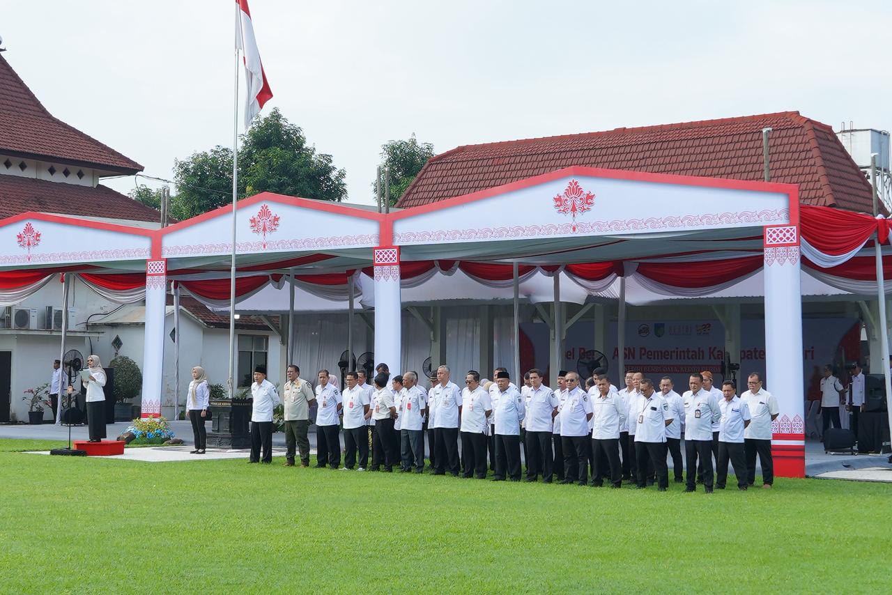 Apel ASN Kediri Usai Lebaran Genjot Pelayanan Publik