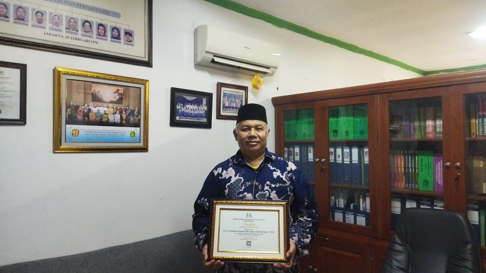 SMP Islam Cikal Harapan 1 BSD Raih UPK-LPKRA dari Kementerian PPPA RI