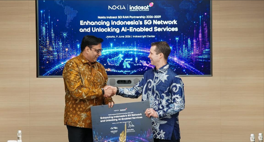 Nokia-Indosat Ooredoo Hutchison Kolaborasi Jaringan 5G di Indonesia Berbasis AI