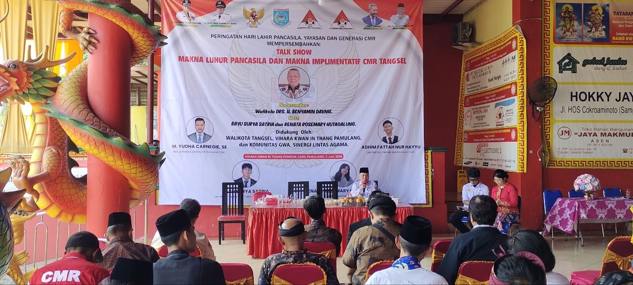 CMR Gaungkan Nilai Pancasila, Lintas Agama Bersatu di Tangsel